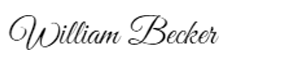 William Becker Sign